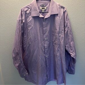 Joseph Abboud Purple Dress Shirt with Classic Collar